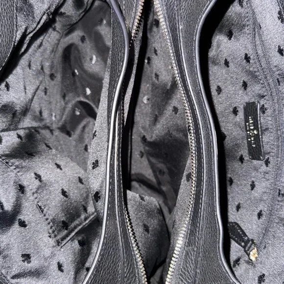 Kate Spade Black and White Patterned Shoulder Bag glitter - Picture 6 of 7